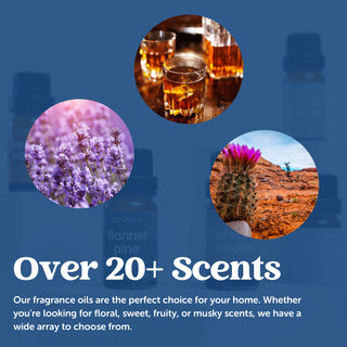 Scented Premium Fragrance Oil Multi Pack - Long-lasting Fragrance for Home