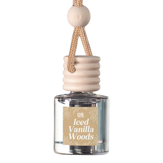 Iced Vanilla Woods Scented Car Freshener