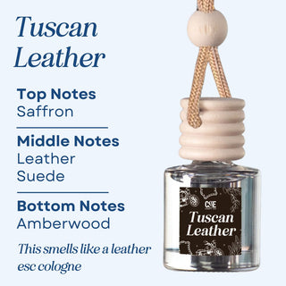 Tuscan Leather Scented Car Freshener