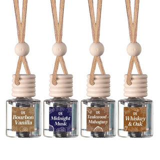 Masculine 4 Pack Scented Car Fresheners Bundle