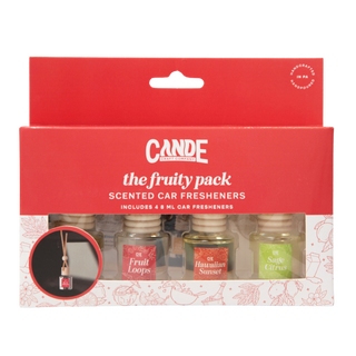 Fruity 4 Pack Scented Car Fresheners Bundle