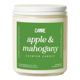 Apple + Mahogany Scented Candle