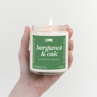 Bergamot & Oak Scented Candle