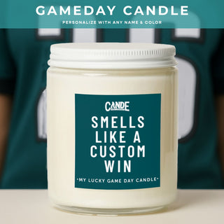 Smells Like a Game Day Win Candle – Choose Your Team or Create Your Own!