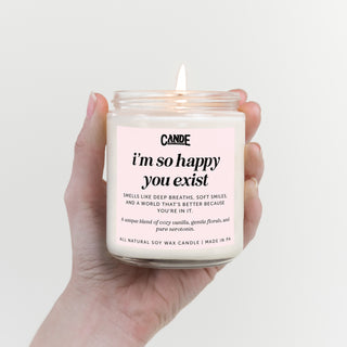 I'm So Happy Exist Candle