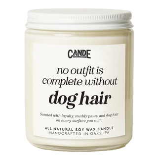 No Outfit is Complete Without Dog Hair Candle