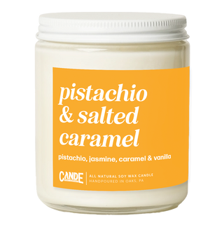 Pistachio & Salted Caramel Candle