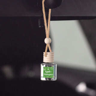 Apple + Mahogany Scented Car Freshener Vehicle Air Fresheners CANDECraftCo