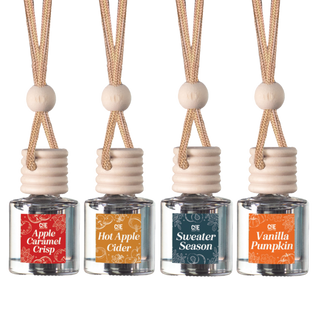 Fall 4 Pack Scented Car Fresheners Bundle