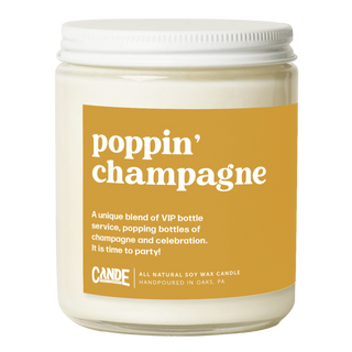 Poppin Champagne Candle