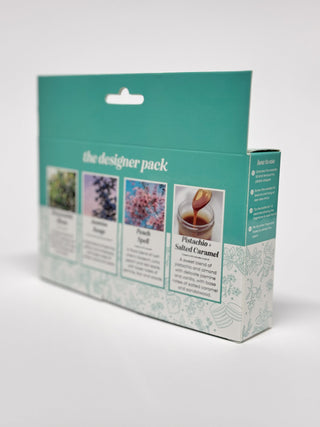 Designer Scents 4 Pack Scented Car Freshener Bundle Vehicle Air Fresheners CE Craft