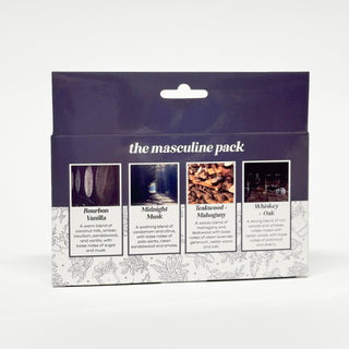 Masculine Scents 4 Pack Scented Car Fresheners Bundle Vehicle Air Fresheners CE Craft