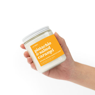 Pistachio & Salted Caramel Candle Candles CE Craft