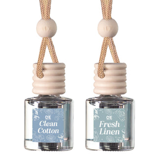 Scented Car Freshener 2 Pack C & E Craft Co Clean Cotton & Fresh Linen