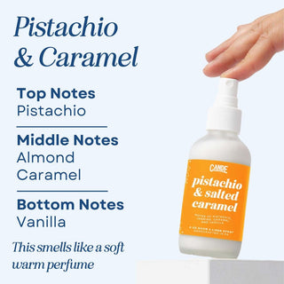 Scented Room & Linen Spray - Designer Fragrance for Home Ambiance Room Spray C & E Craft Co Pistachio & Salted Caramel