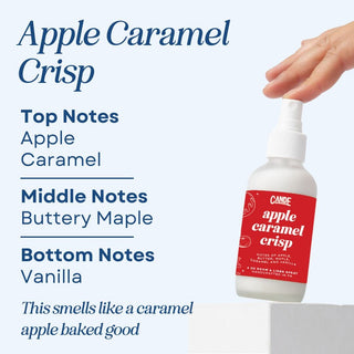 Scented Room & Linen Spray - Designer Fragrance for Home Ambiance Room Spray C & E Craft Co Apple Caramel Crisp