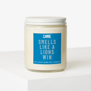 Smells Like a Football Win Scented Candle Candles CE Craft Lions
