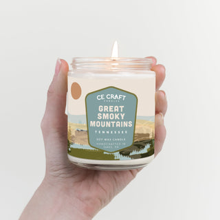Great Smoky Mountains National Park Candle Candles CE Craft