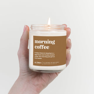 Morning Coffee Candle Candles CE Craft