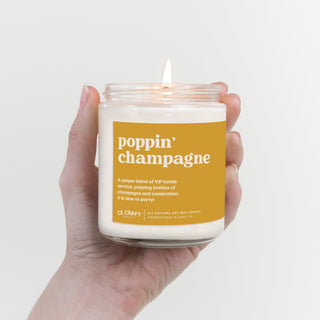 Poppin Champagne Candle Candles CE Craft