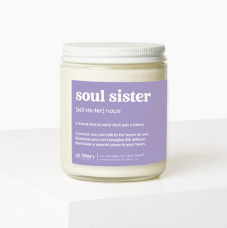 Soul Sister Definition Candle Candle CE Craft