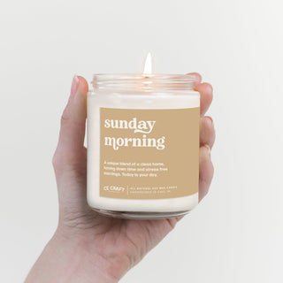 Sunday Morning Candle Candles CE Craft