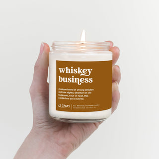 Whiskey Business Candle Candles CE Craft