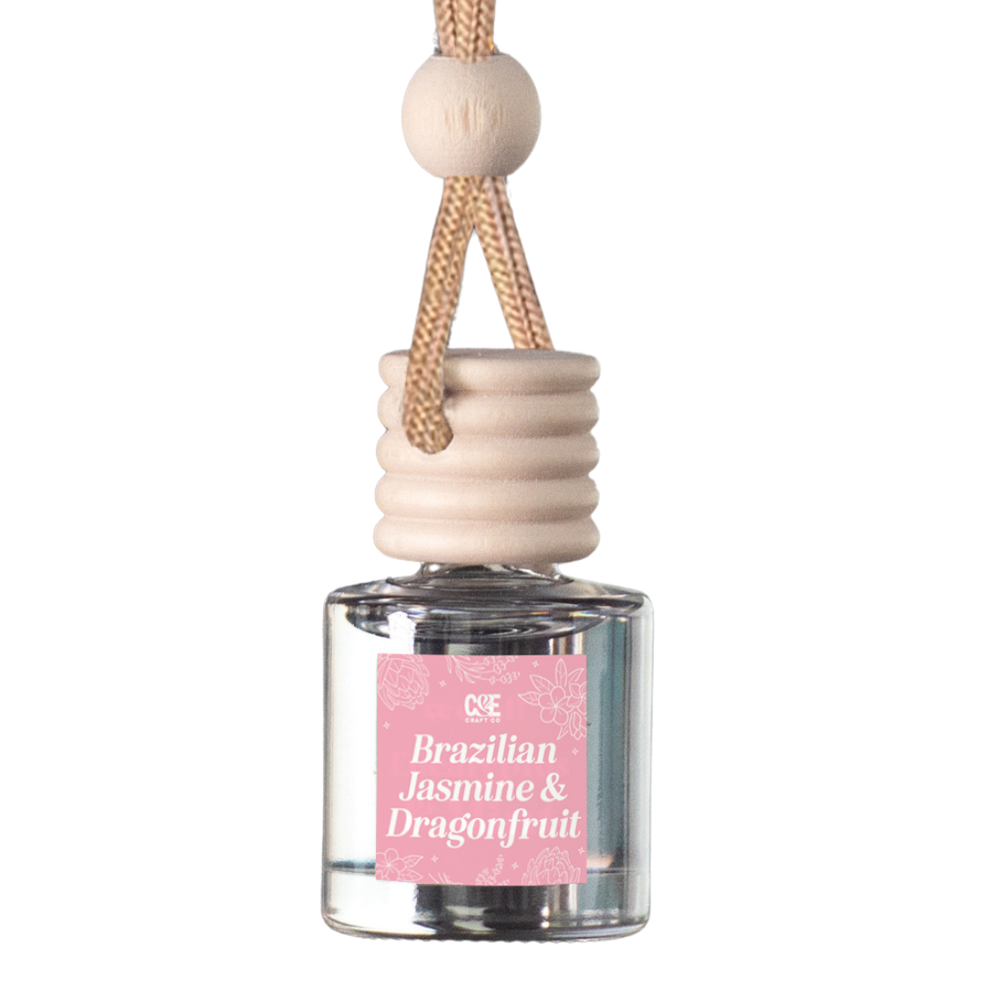 Brazilian Jasmine & Pink Dragonfruit Scented Car Freshener