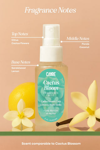 CANDE 2 oz Fragrance Mist – Long-Lasting Room Body & Linen Spray