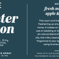 Sweater Season 4 oz Room & Linen Spray label
