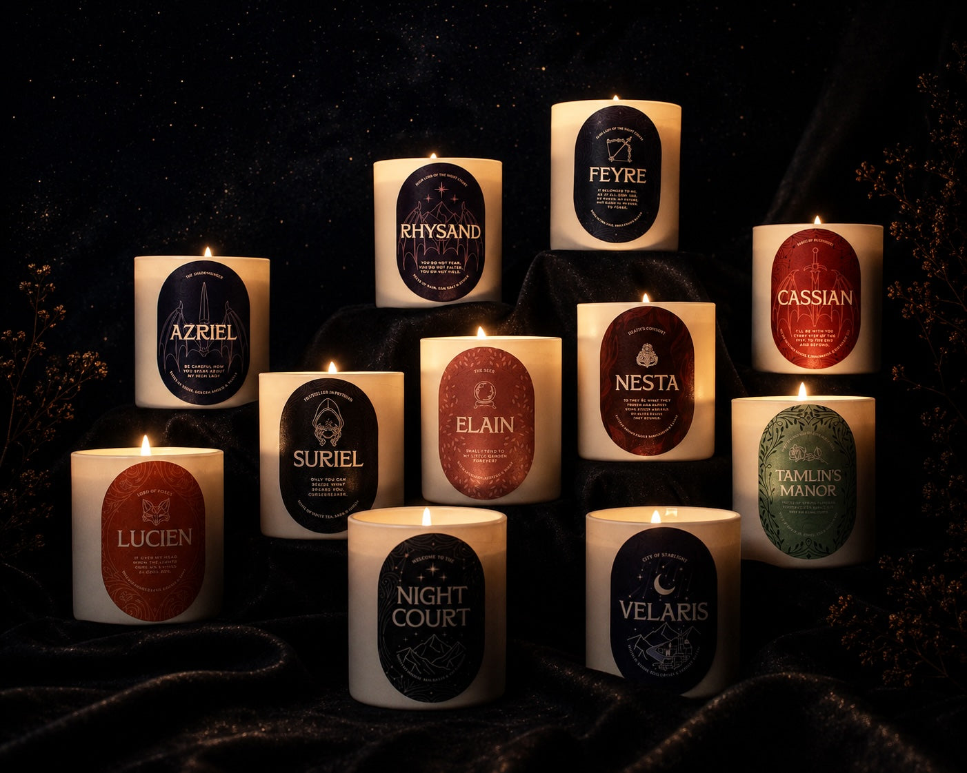 A Court of Thorns and Roses™ Candle Collection | Official ACOTAR™ Scented Soy Candles