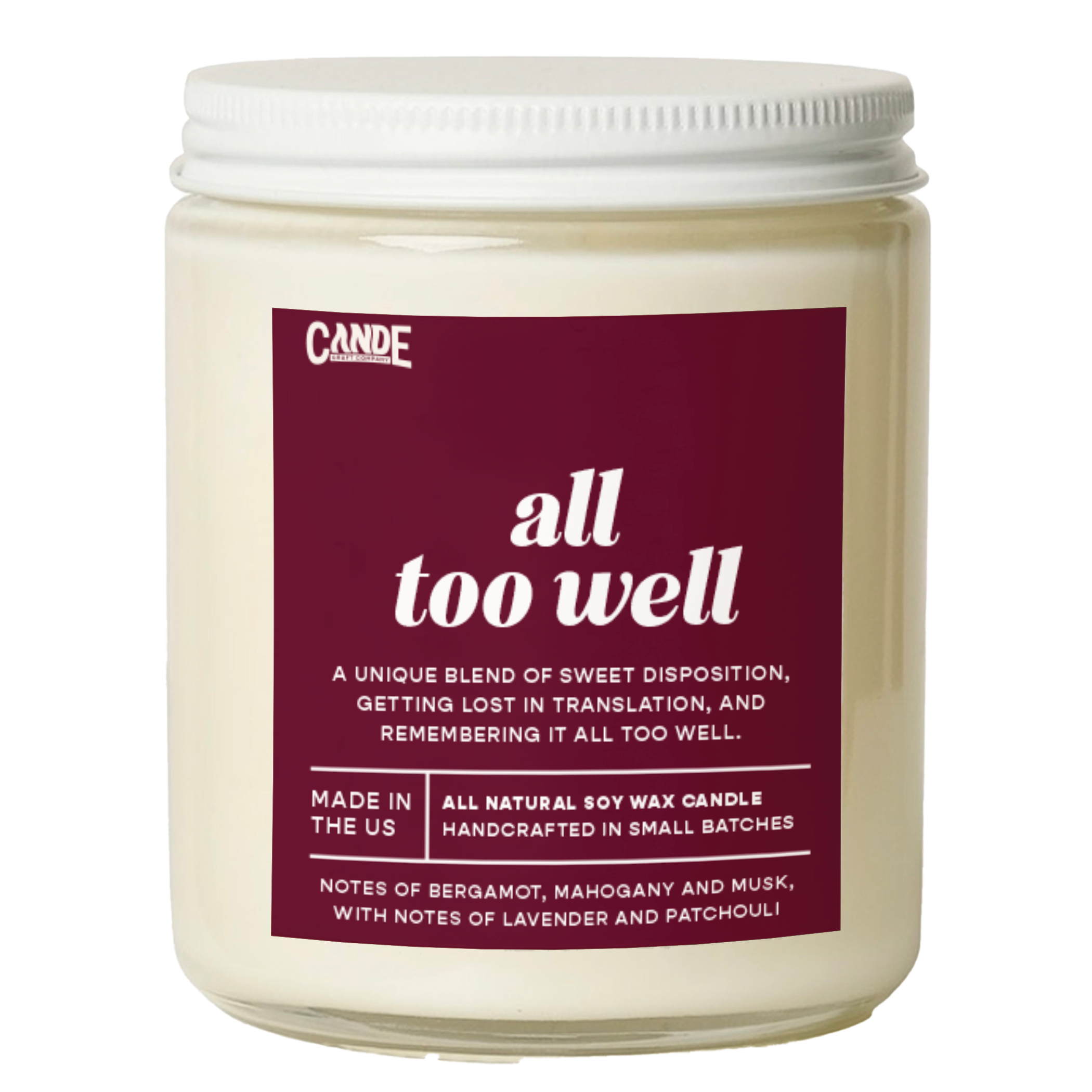 All Too Well Scented Candle