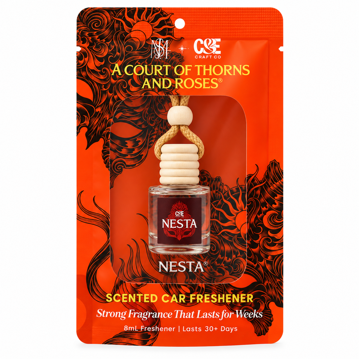 A Court of Thorns and Roses™ Car Freshener Collection | Official ACOTAR™ Scented Car Fresheners