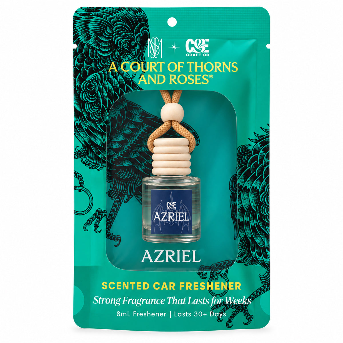 A Court of Thorns and Roses™ Car Freshener Collection | Official ACOTAR™ Scented Car Fresheners