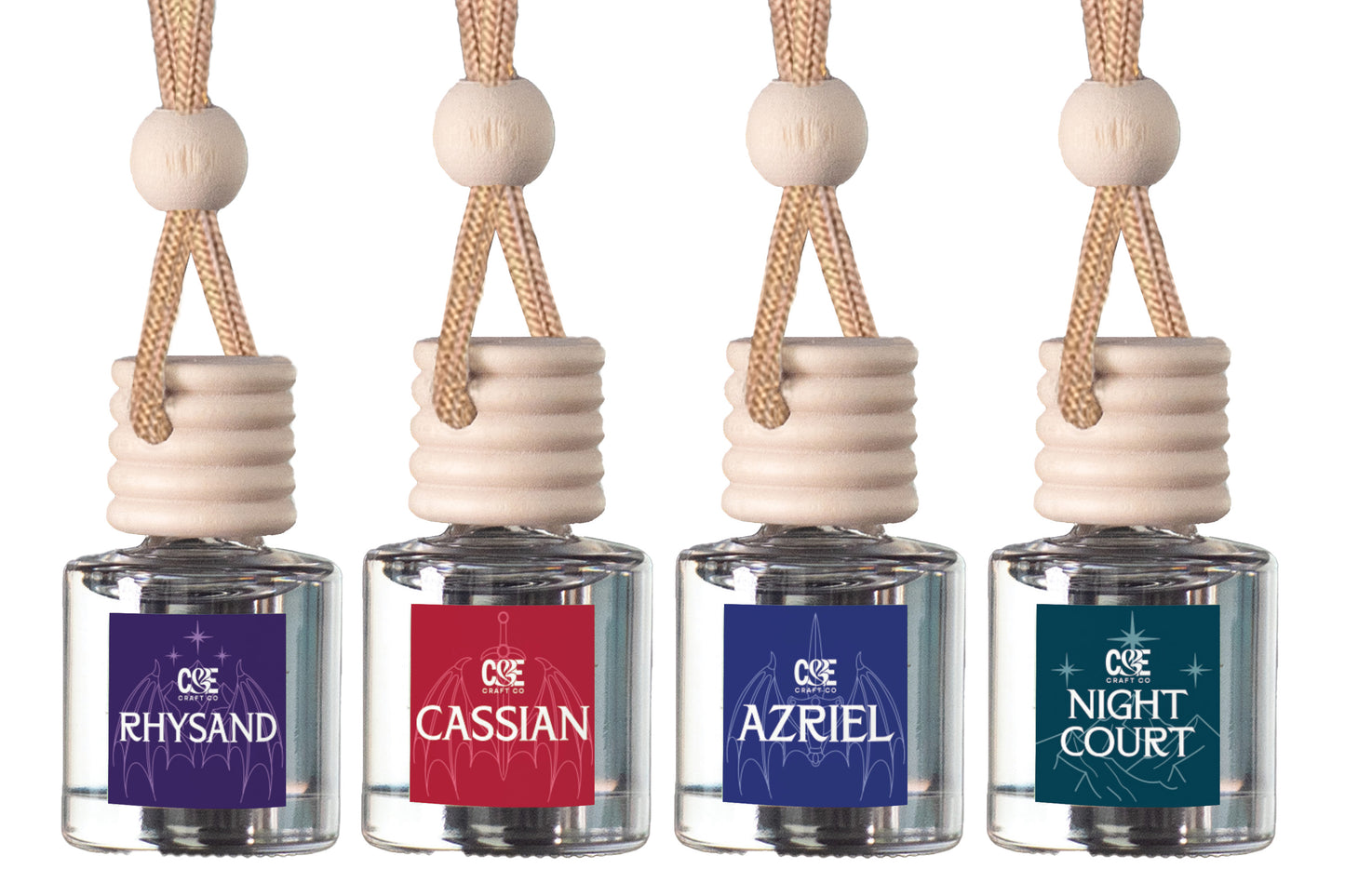 A Court of Thorns and Roses™ Car Freshener Collection | Official ACOTAR™ Scented Car Fresheners