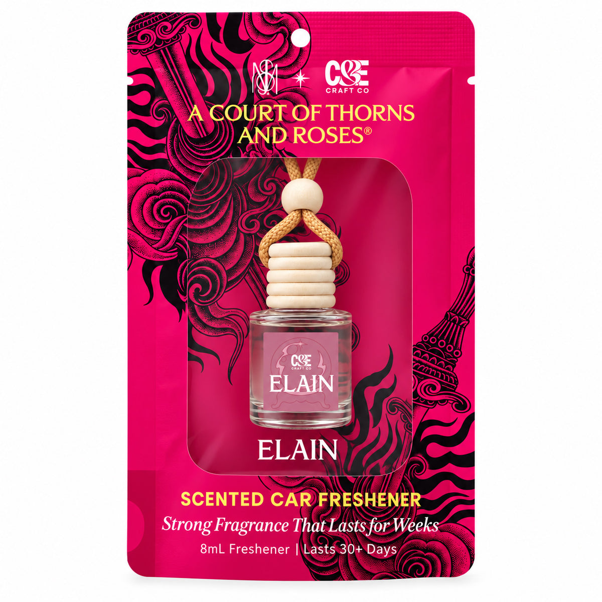 A Court of Thorns and Roses™ Car Freshener Collection | Official ACOTAR™ Scented Car Fresheners