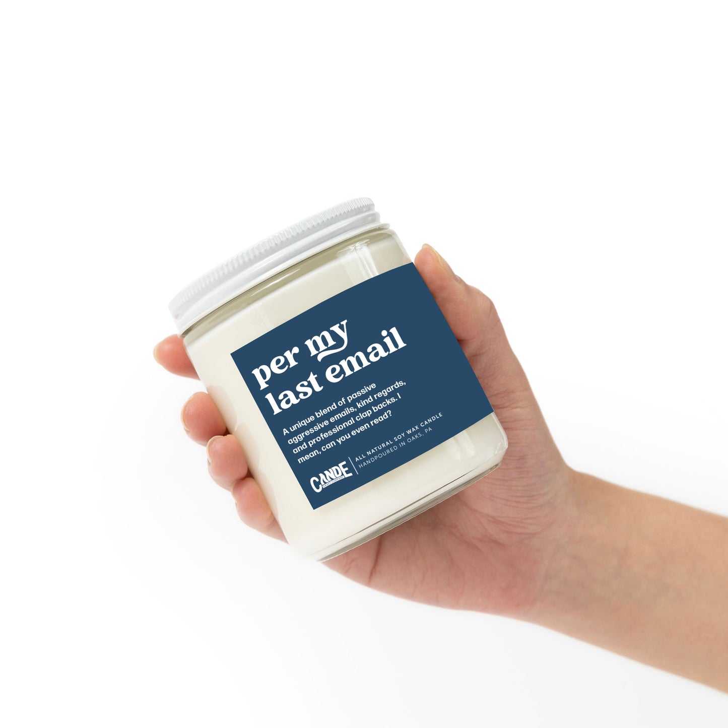 Per My Last Email Candle