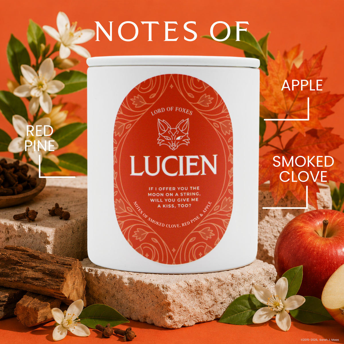 Lucien Scented Candle | A Court of Thorns and Roses™