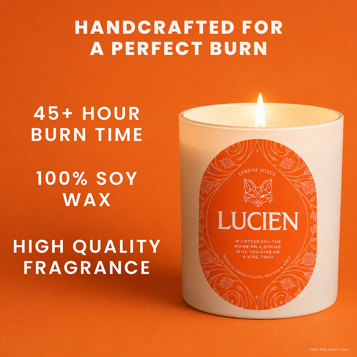 Lucien Scented Candle | A Court of Thorns and Roses™
