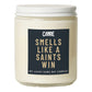 Smells Like a Football Win Scented Candle