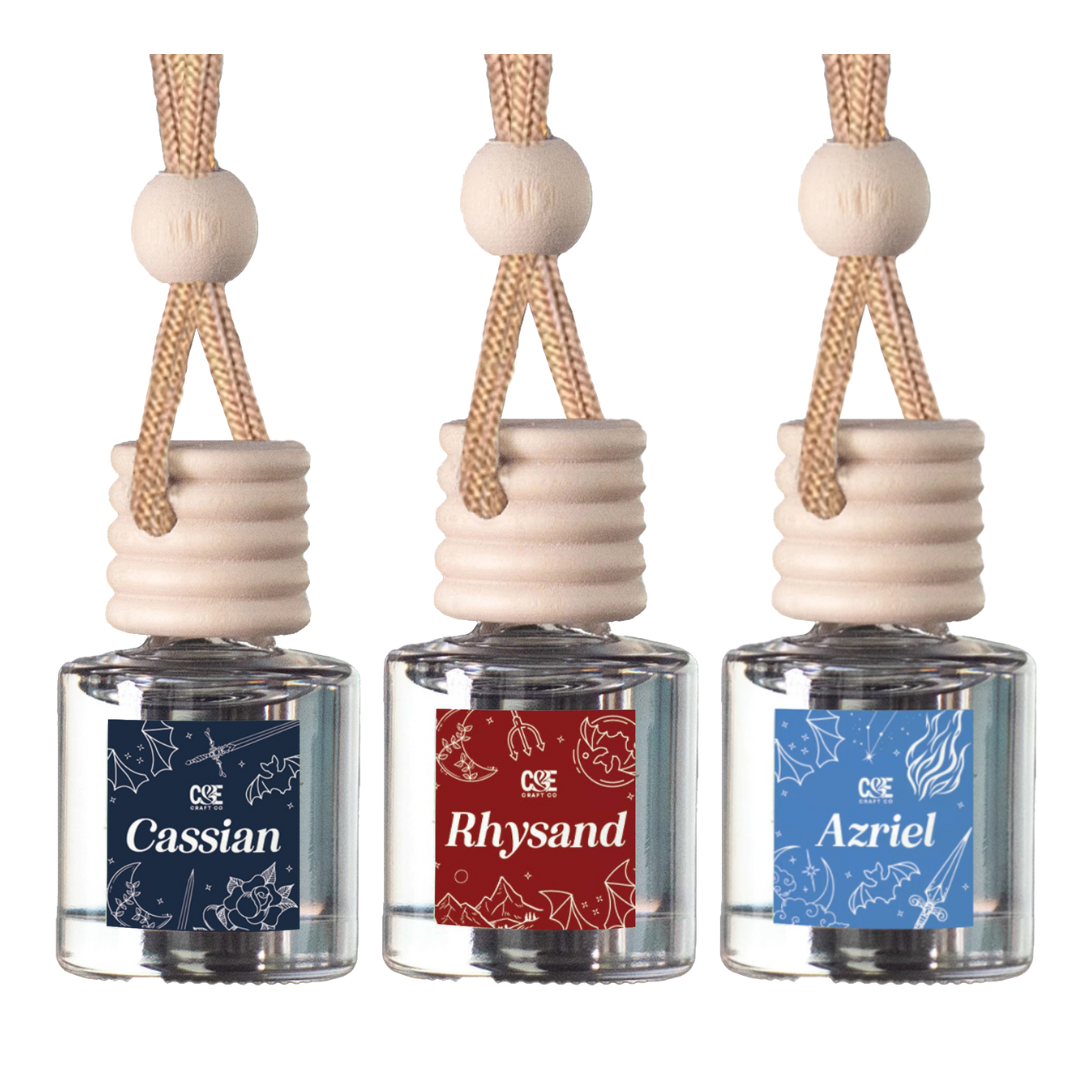 Bookish Scented Car Freshener - Long Lasting - Air Car Diffuser