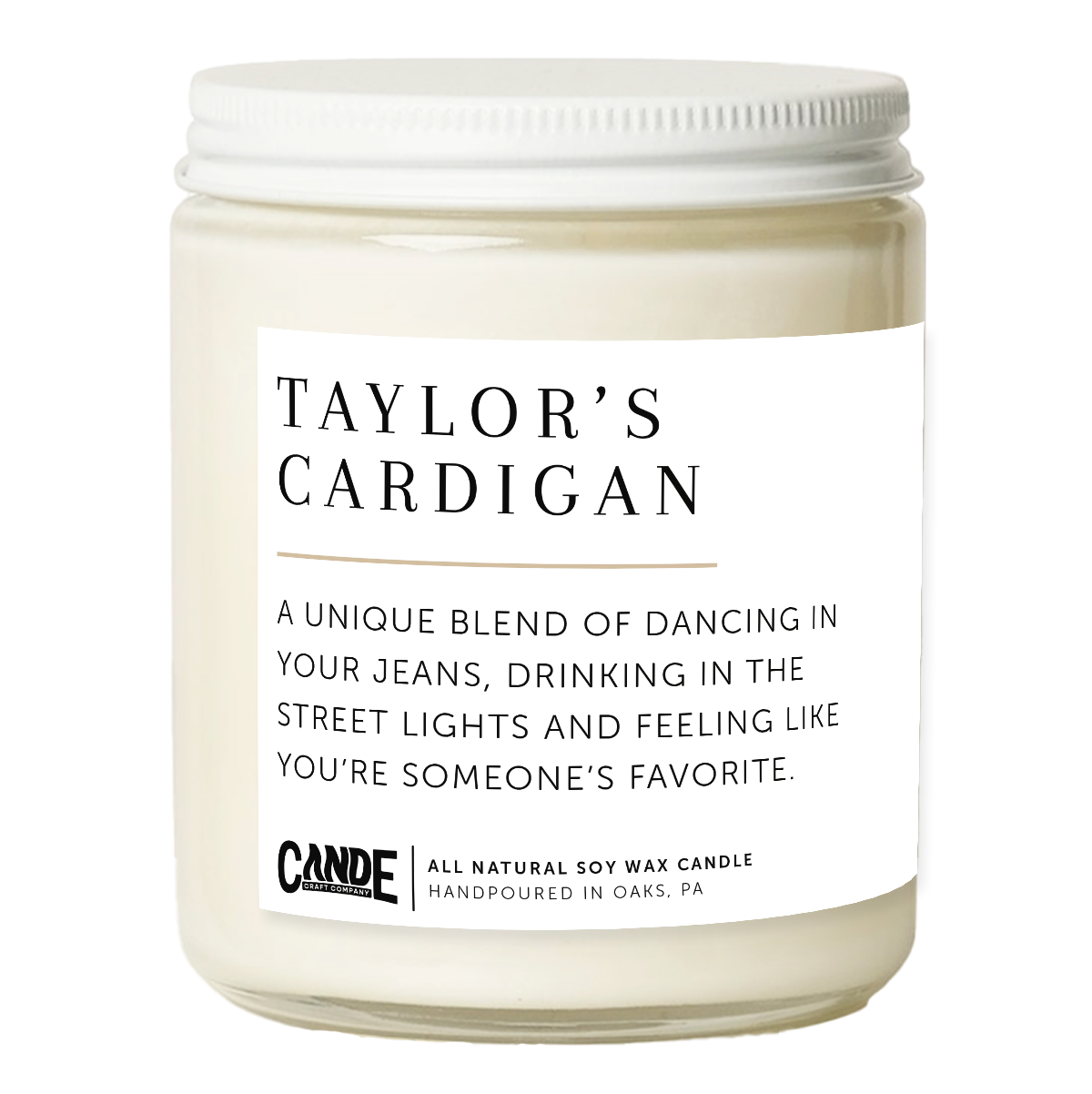 Taylor's Cardigan Candle