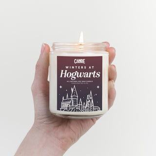 Winter at Hogwarts Candle