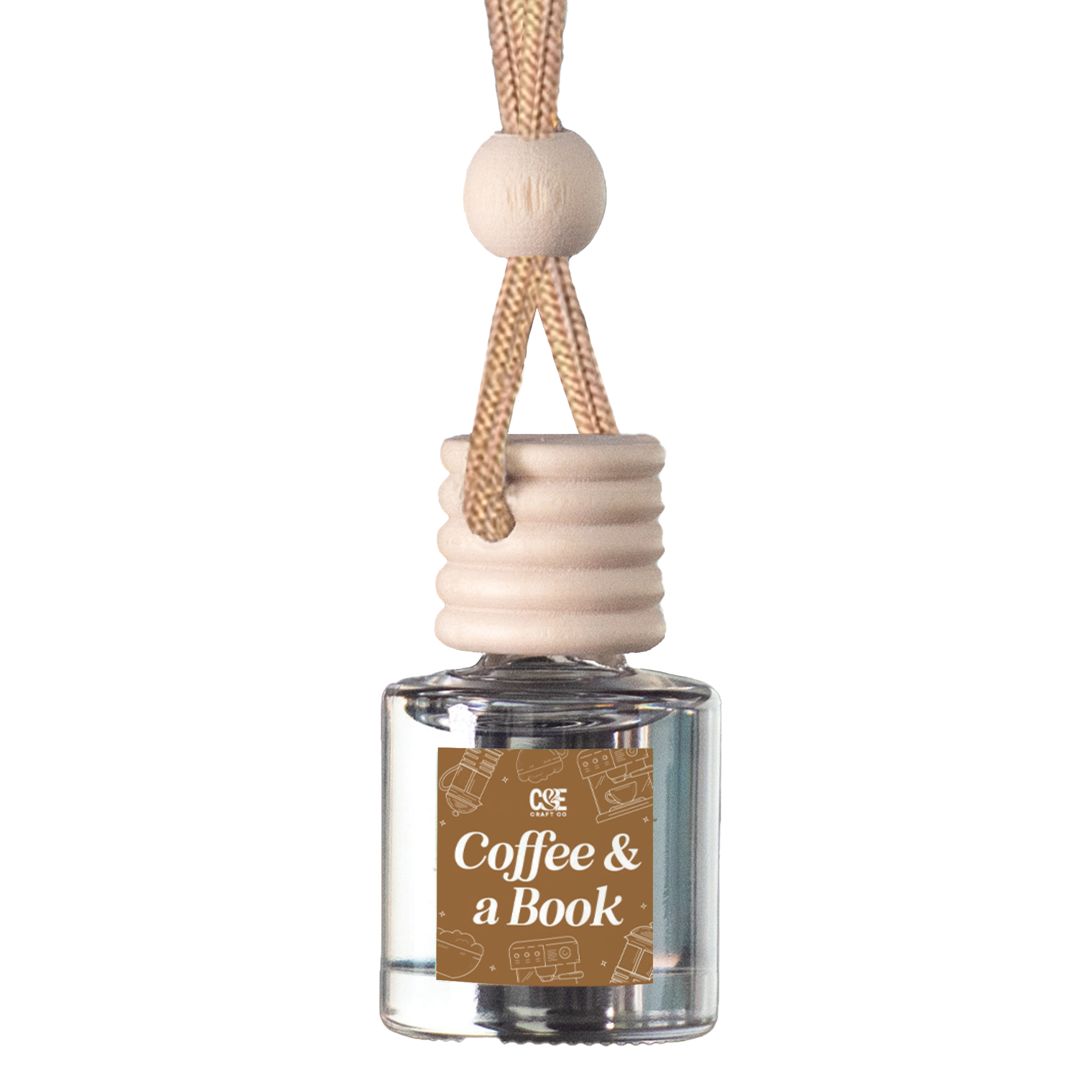 Coffee & A Book Scented Car Freshener