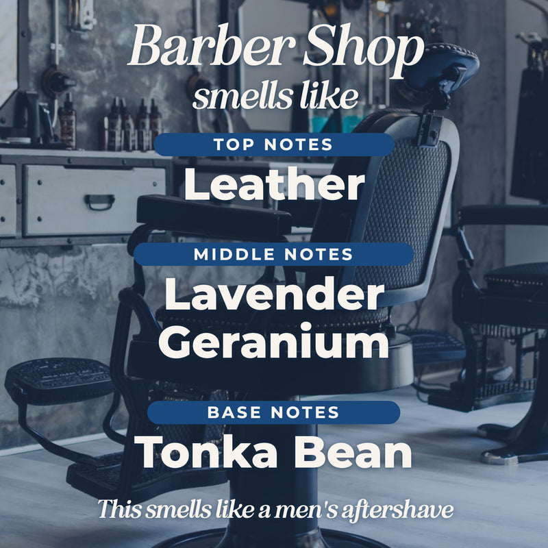 Barber Shop scent notes: top, middle and base notes