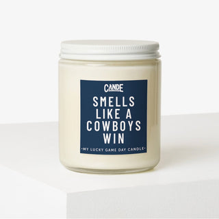 Smells Like a Football Win Scented Candle Candles CE Craft Cowboys 