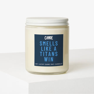 Smells Like a Football Win Scented Candle Candles CE Craft Titans 