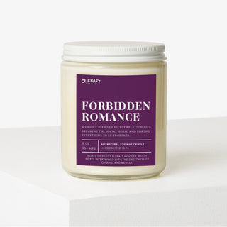 Forbidden Romance Candle C & E Craft Co 